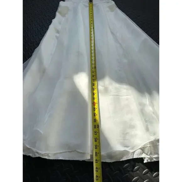 Vintage Lace Long Sleeve Wedding Dress A-Line Bridal Gown - Picture 16 of 16